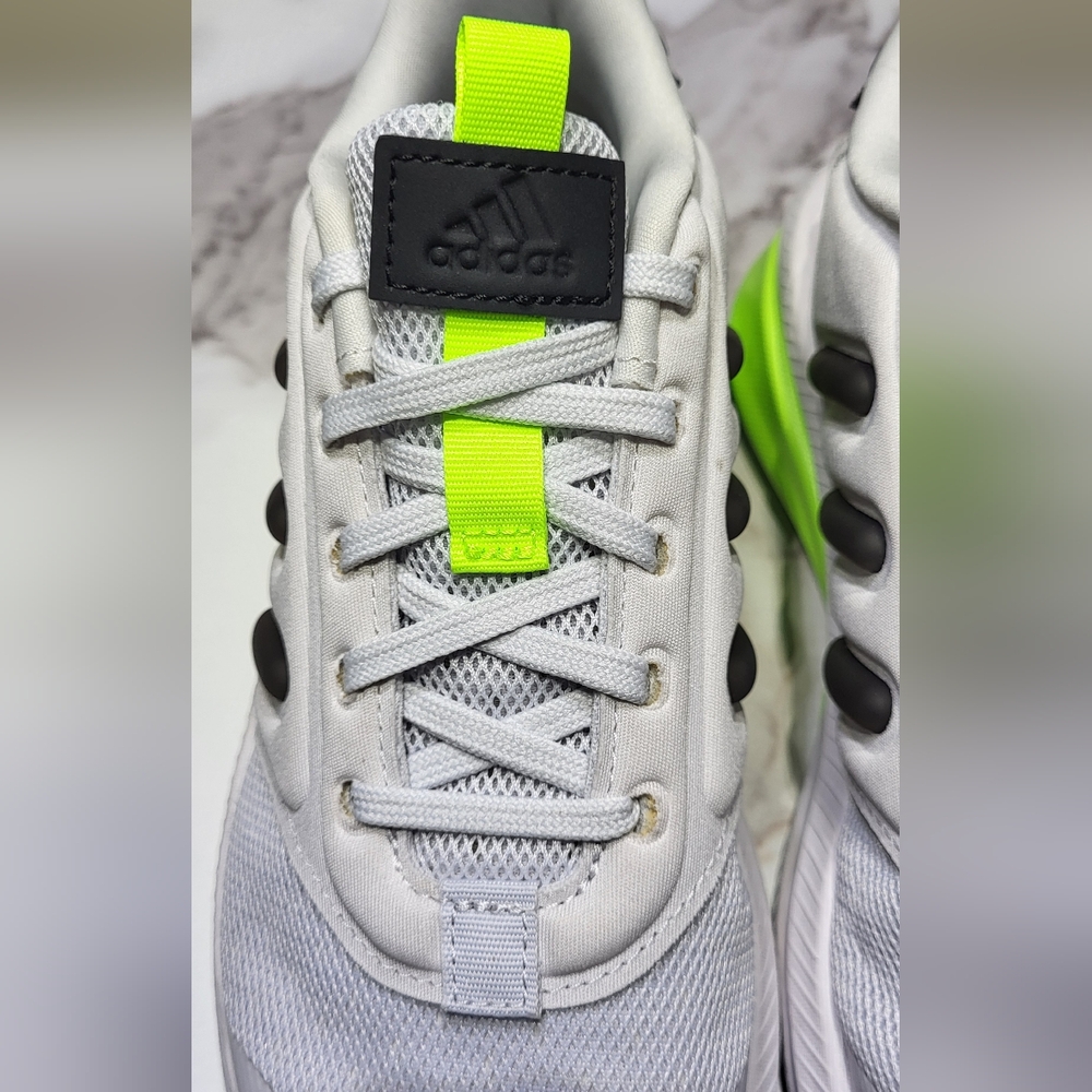 Adidas Big Kids NWOT White/Green X_PLRPHASE Casual Sneakers Size 4 - Picture 4 of 14